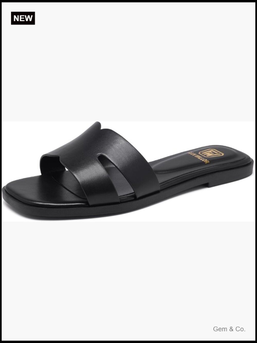 Slide Sandals Comfortable Flat Sandals for Women Summer Beach Slip On